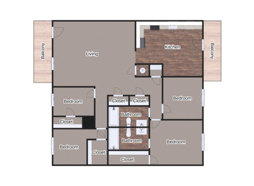 The Delphine: Beds - 4: Baths - 2: SqFt Range - 1534 to 1534