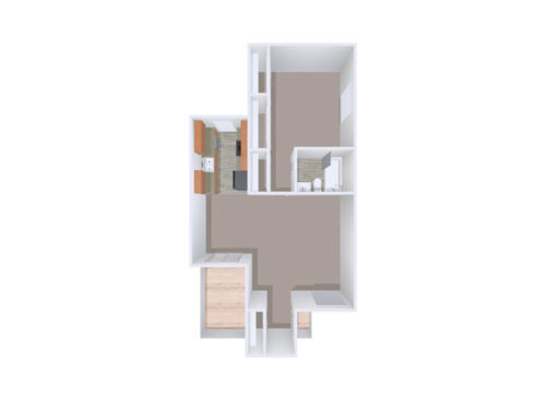 The Ayers: Beds - 1: Baths - 1: SqFt Range - 709 to 709