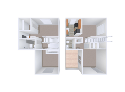 The Belmont: Beds - 2: Baths - 1.5: SqFt Range - 1133 to 1133