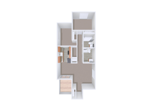 The Bonelli: Beds - 2: Baths - 1.5: SqFt Range - 907 to 907