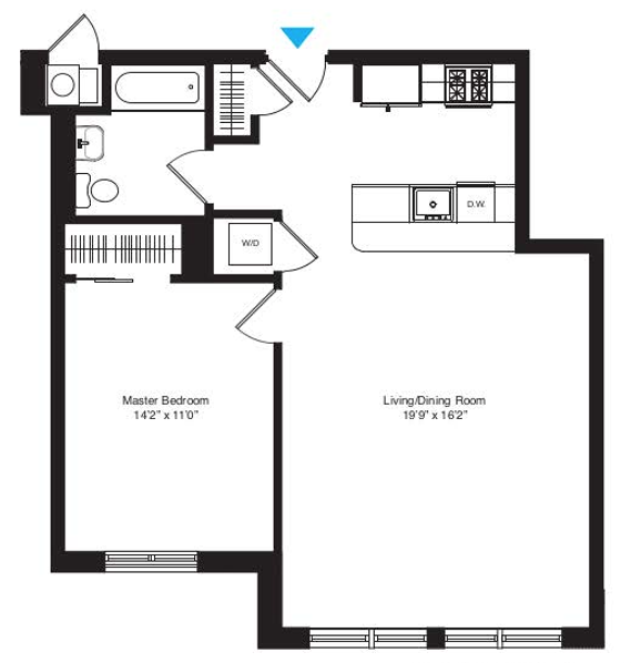 Apartment 507 floorplan