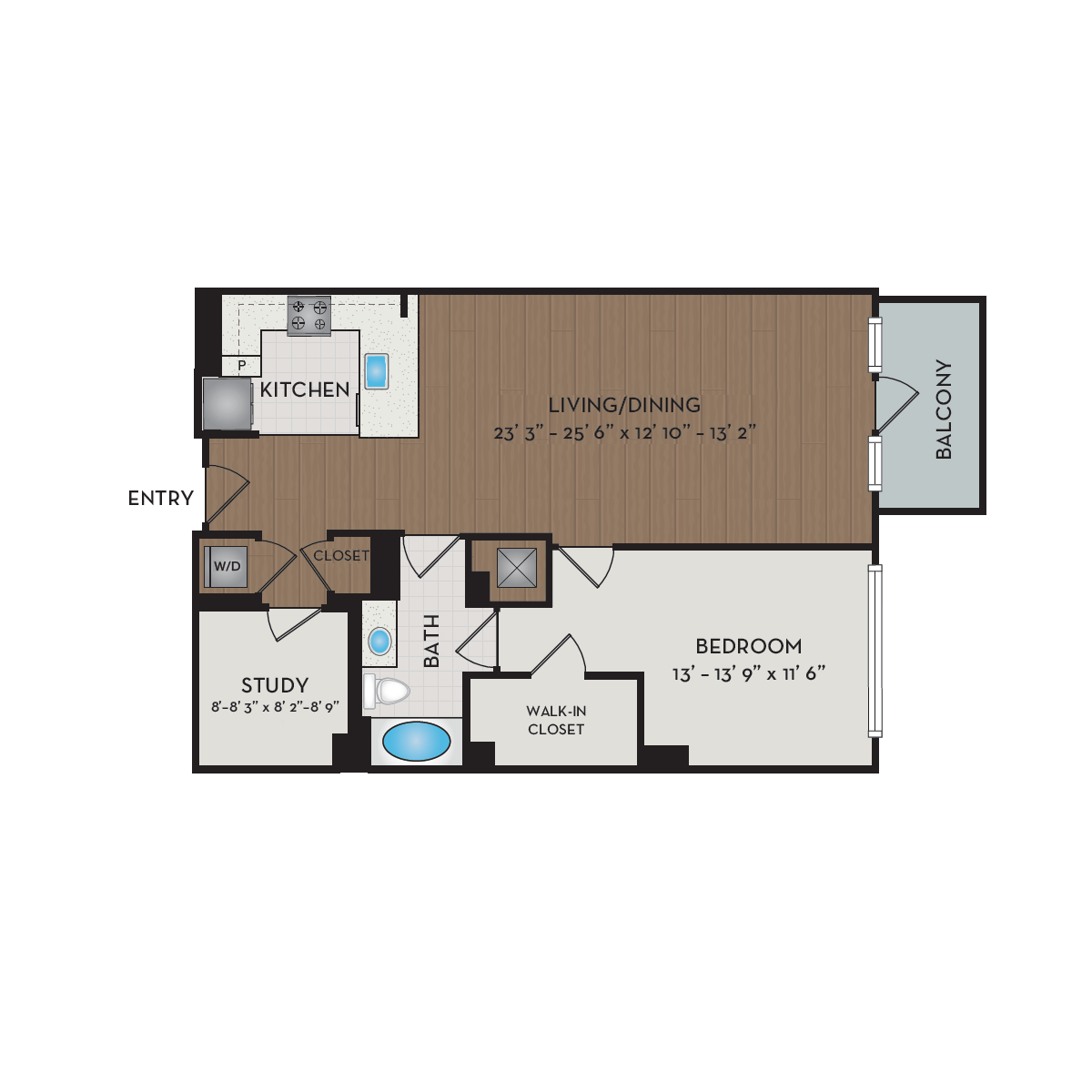 Apartment 445 floorplan
