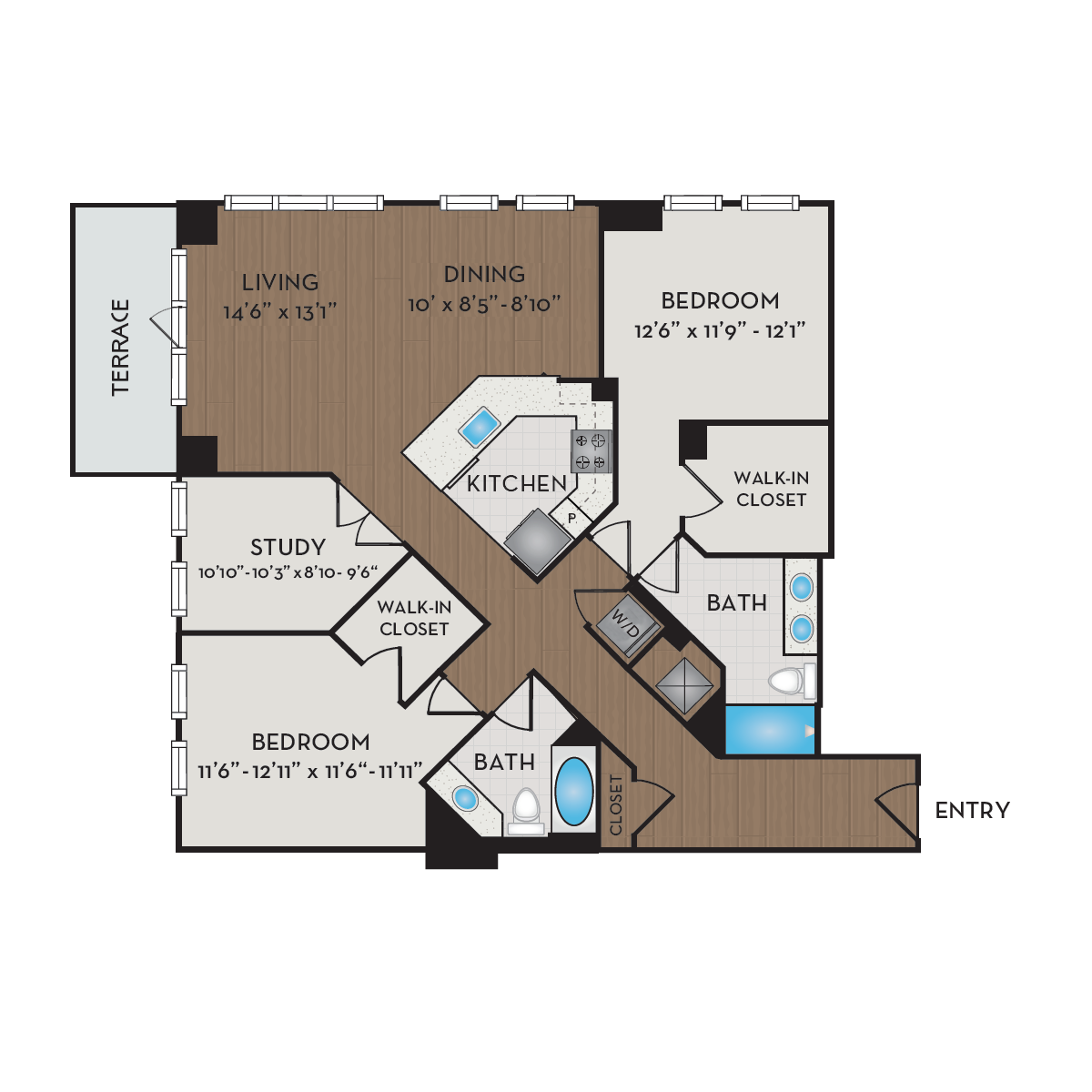 Apartment 233 floorplan