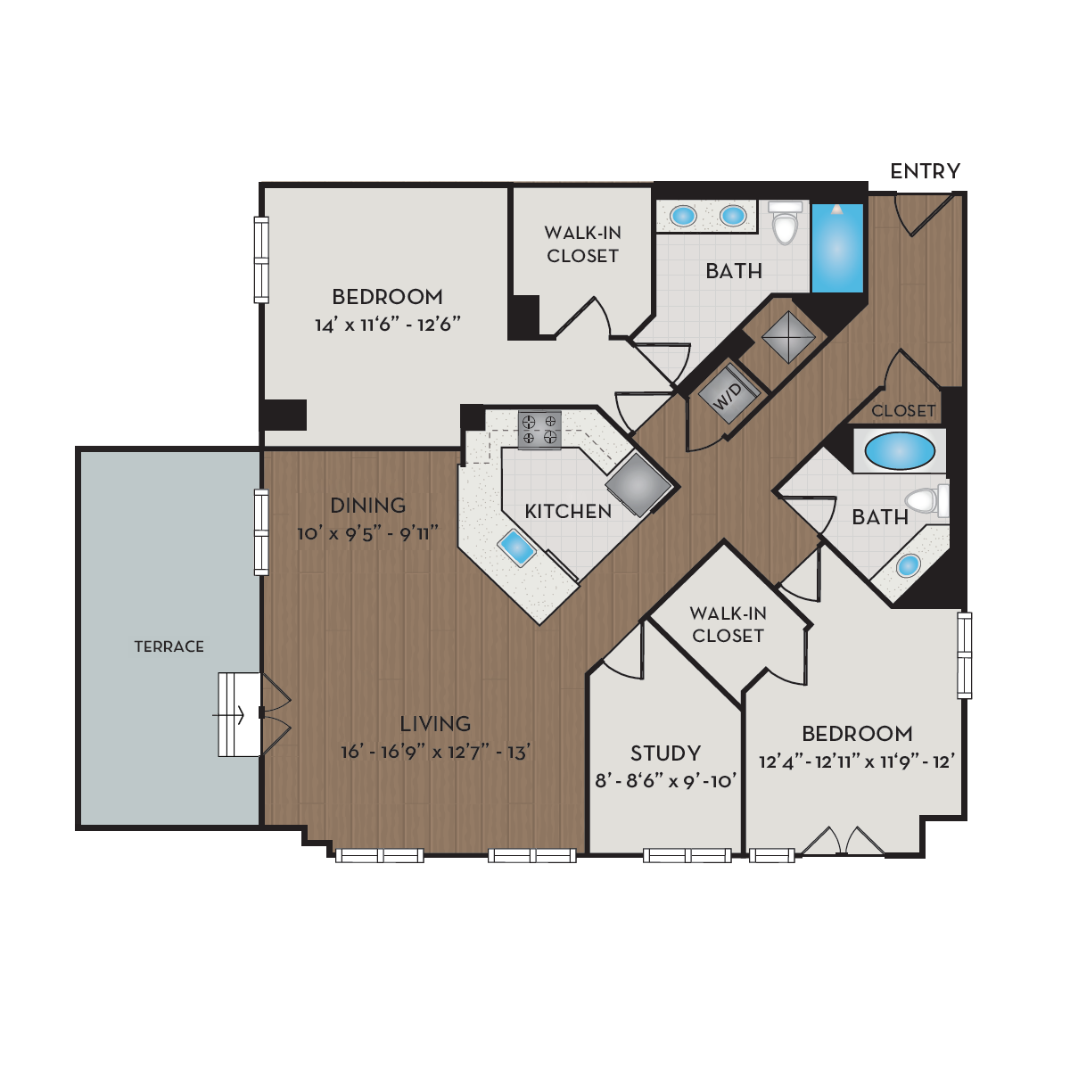 Apartment 618 floorplan