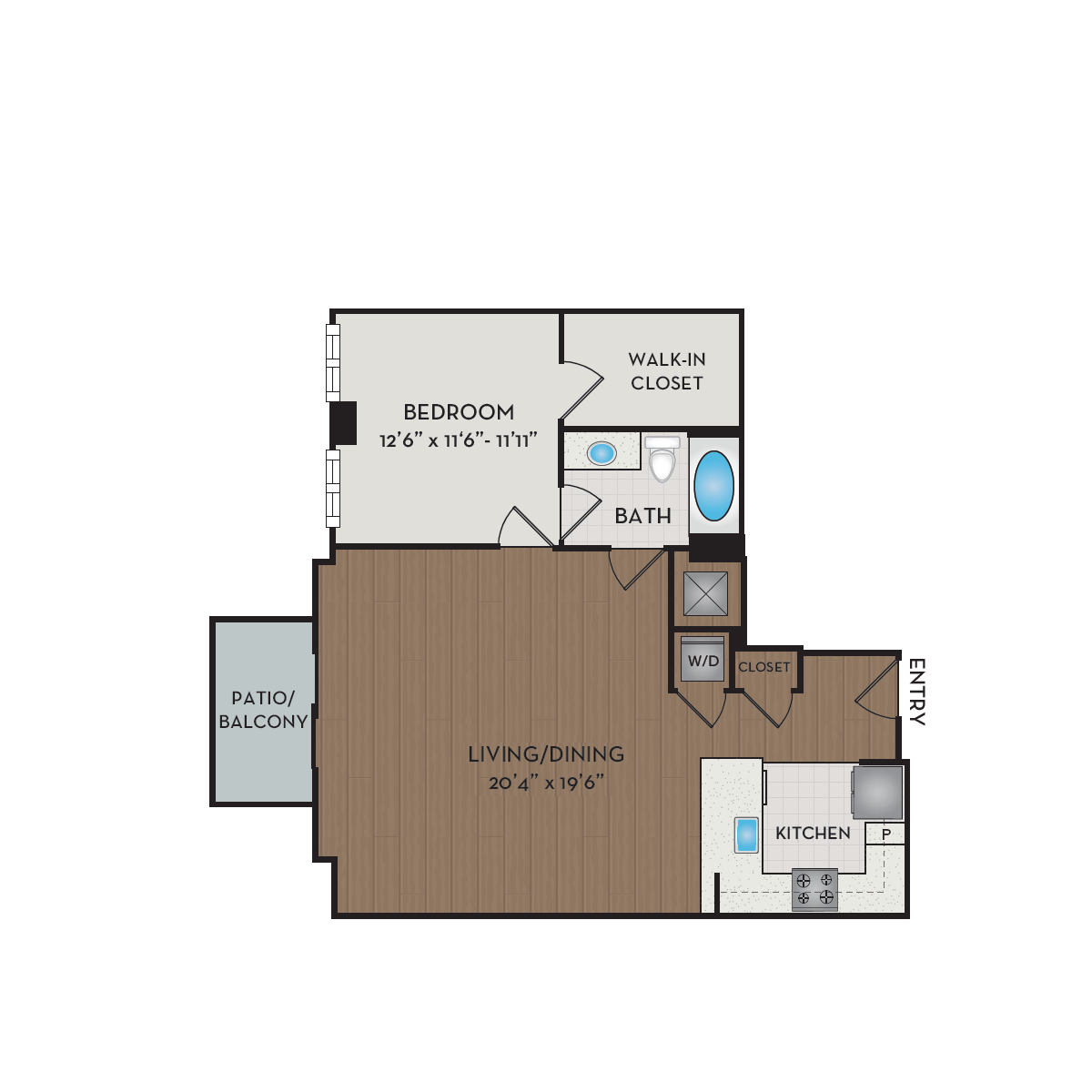 Apartment 552 floorplan