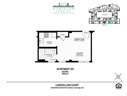 STUDIO: Beds - Studio: Baths - 1: SqFt Range - 292 to 292
