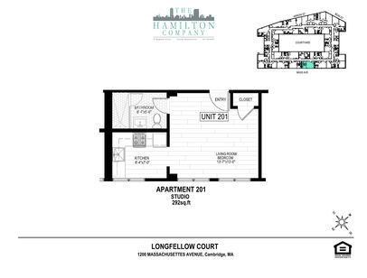 STUDIO: Beds - Studio: Baths - 1: SqFt Range - 292 to 292