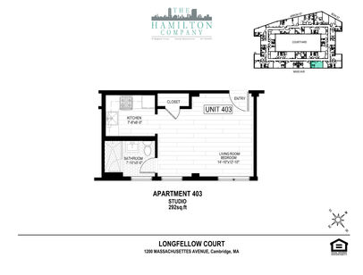 STUDIO: Beds - Studio: Baths - 1: SqFt Range - 292 to 292