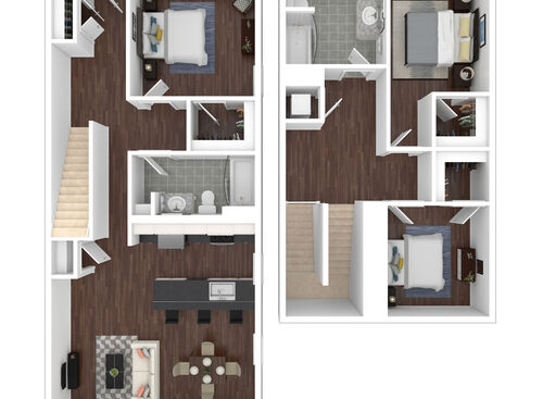 3 Bed 2 Bath: Beds - 3: Baths - 2: SqFt Range - 1877 to