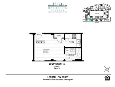 STUDIO: Beds - Studio: Baths - 1: SqFt Range - 292 to 344