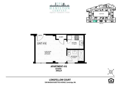 STUDIO: Beds - Studio: Baths - 1: SqFt Range - 292 to 344