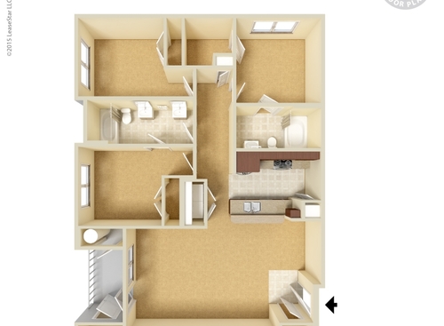 3x2E: Beds - 3: Baths - 2: SqFt Range - 1218 to 1218