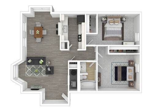 Primrose: Beds - 2: Baths - 1: SqFt Range - 880 to 880