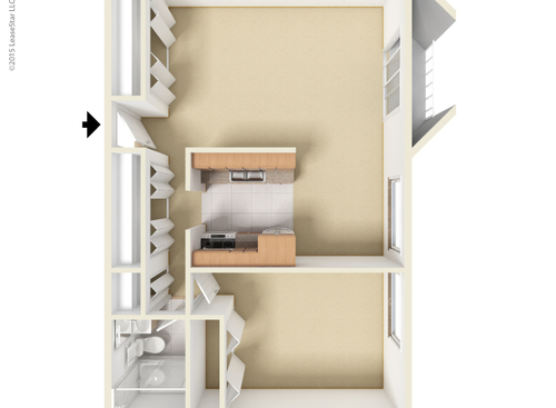 Glen: Beds - 1: Baths - 1: SqFt Range - 540 to 688