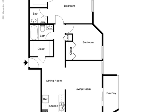 Spruce: Beds - 2: Baths - 1.5: SqFt Range - 900 to 900