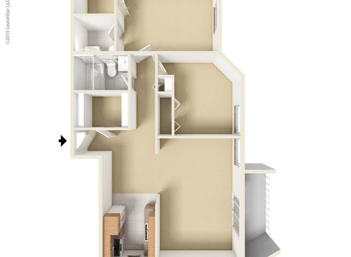 Spruce: Beds - 2: Baths - 1.5: SqFt Range - 900 to 900