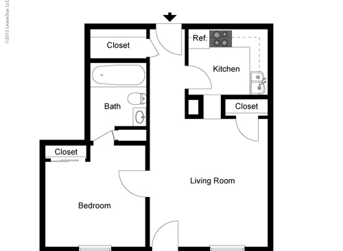 Newark: Beds - 1: Baths - 1: SqFt Range - 525 to 525