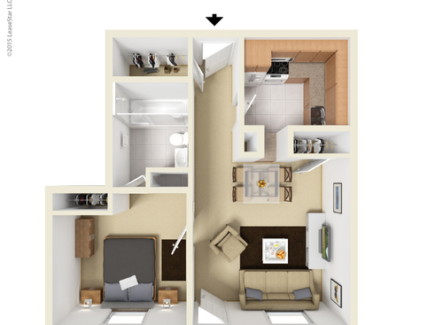 Newark: Beds - 1: Baths - 1: SqFt Range - 525 to 525
