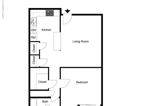 Roanoke: Beds - 1: Baths - 1: SqFt Range - 600 to 600