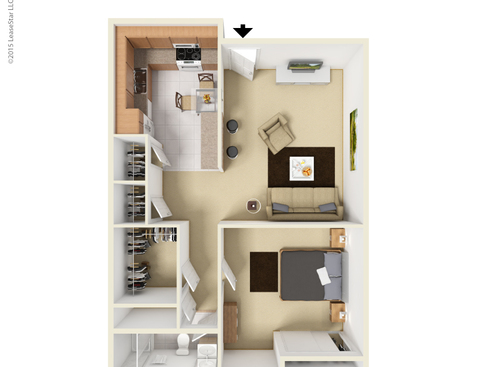 Roanoke: Beds - 1: Baths - 1: SqFt Range - 600 to 600