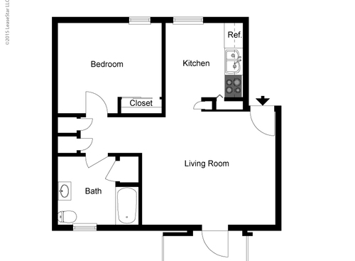 Bristol: Beds - 1: Baths - 1: SqFt Range - 700 to 700