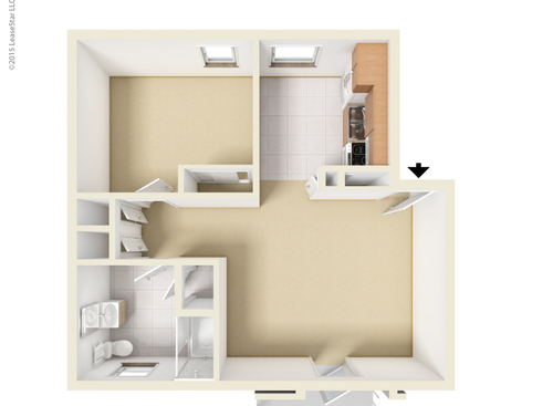 Bristol: Beds - 1: Baths - 1: SqFt Range - 700 to 700