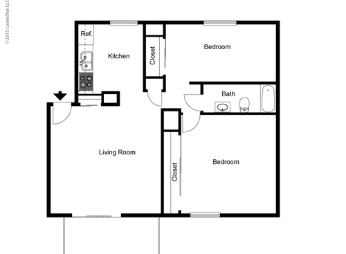 Saratoga: Beds - 2: Baths - 1: SqFt Range - 900 to 900