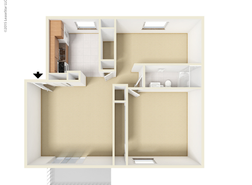 Saratoga: Beds - 2: Baths - 1: SqFt Range - 900 to 900