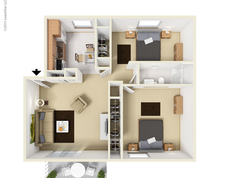 Saratoga: Beds - 2: Baths - 1: SqFt Range - 900 to 900