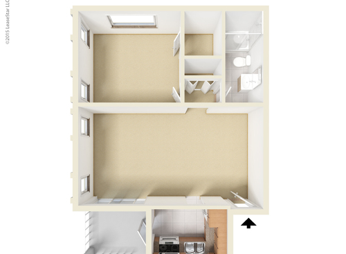 The Monarch: Beds - 1: Baths - 1: SqFt Range - 750 to 750