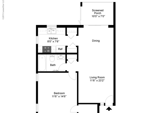 The Sovereign: Beds - 1: Baths - 1: SqFt Range - 750 to 750