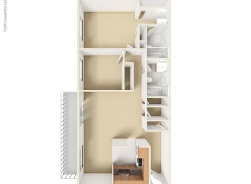 The Breckenridge: Beds - 2: Baths - 2: SqFt Range - 1100 to 1100