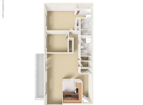 The Steamboat: Beds - 2: Baths - 2: SqFt Range - 1200 to 1200