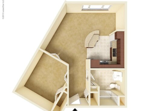 Cardinal Point: Beds - Studio: Baths - 1: SqFt Range - 667 to 667