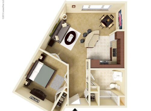 Cardinal Point: Beds - Studio: Baths - 1: SqFt Range - 667 to 667