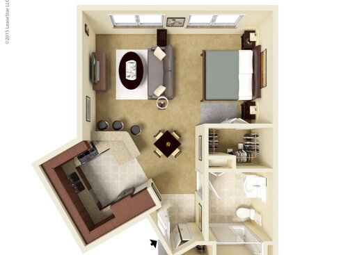 True North: Beds - Studio: Baths - 1: SqFt Range - 556 to 556