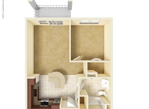 North Star: Beds - 1: Baths - 1: SqFt Range - 687 to 687