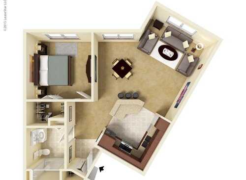 Windward: Beds - 1: Baths - 1: SqFt Range - 754 to 754