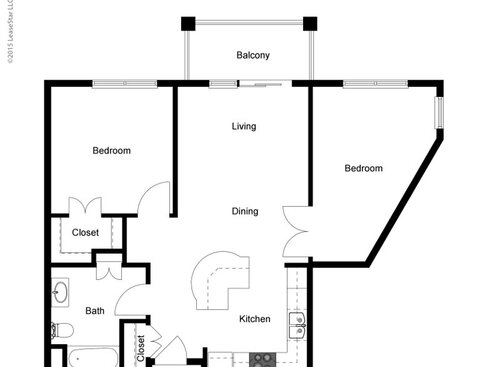Leeward: Beds - 1: Baths - 1: SqFt Range - 859 to 859