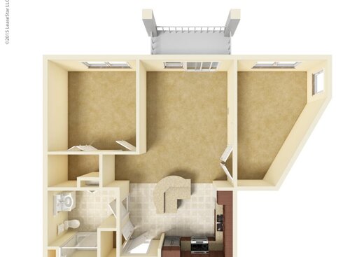 Leeward: Beds - 1: Baths - 1: SqFt Range - 859 to 859