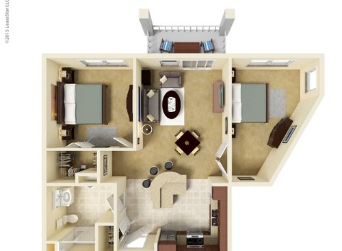 Leeward: Beds - 1: Baths - 1: SqFt Range - 859 to 859