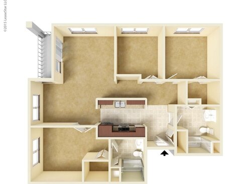 Panorama: Beds - 2: Baths - 1.75: SqFt Range - 1221 to 1221