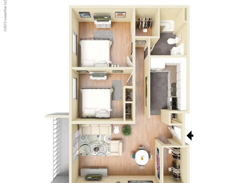 Regency: Beds - 1: Baths - 1: SqFt Range - 811 to 811