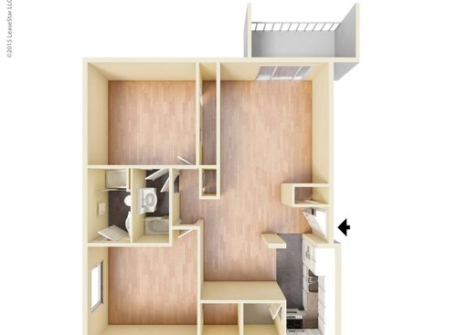 Monarch: Beds - 2: Baths - 2: SqFt Range - 995 to 995