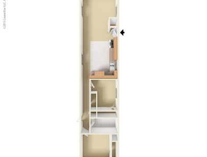 1 Bed, 1 Bath: Beds - 1: Baths - 1: SqFt Range - 528 to 728