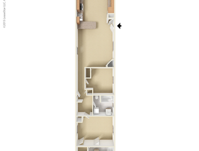 3 Bed, 2 Bath: Beds - 3: Baths - 2: SqFt Range - 1240 to 1700