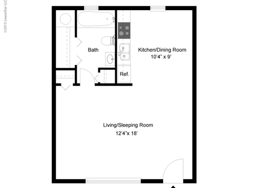 Waverly: Beds - Studio: Baths - 1: SqFt Range - 414 to 414