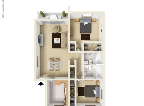 Robelini: Beds - 2: Baths - 2: SqFt Range - 1200 to 1200