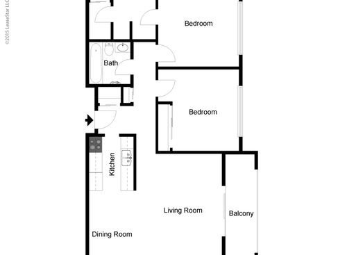 Willow: Beds - 2: Baths - 2: SqFt Range - 1050 to 1050
