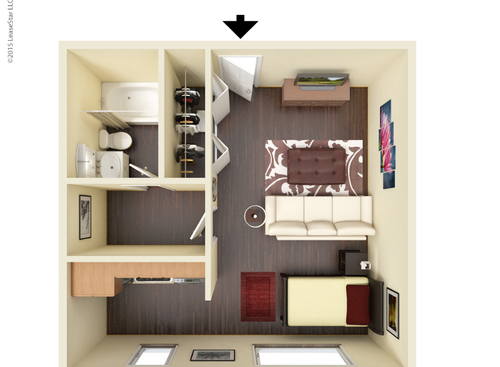 Bridgeway: Beds - Studio: Baths - 1: SqFt Range - 365 to 365